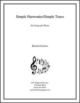 Simple Harmonies/Simple Tunes piano sheet music cover